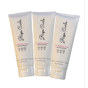 Rizos Curls Curl Defining Cream, Fizz Control 2.5 fl oz Travel Sized x 3